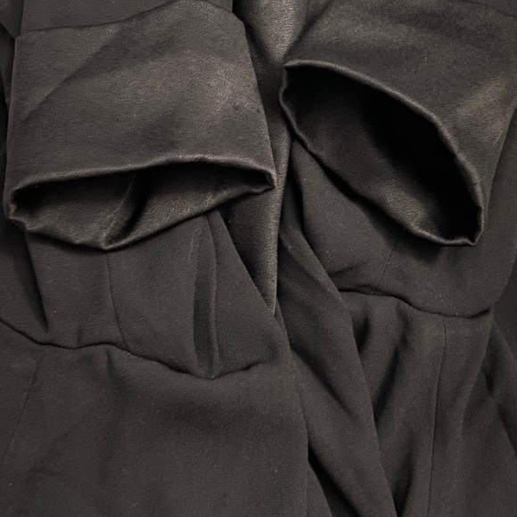 Wilfred Black Blazer Lined 3/4 Sleeves Folded Cuffs Silky Pockets Small - Picture 13 of 13